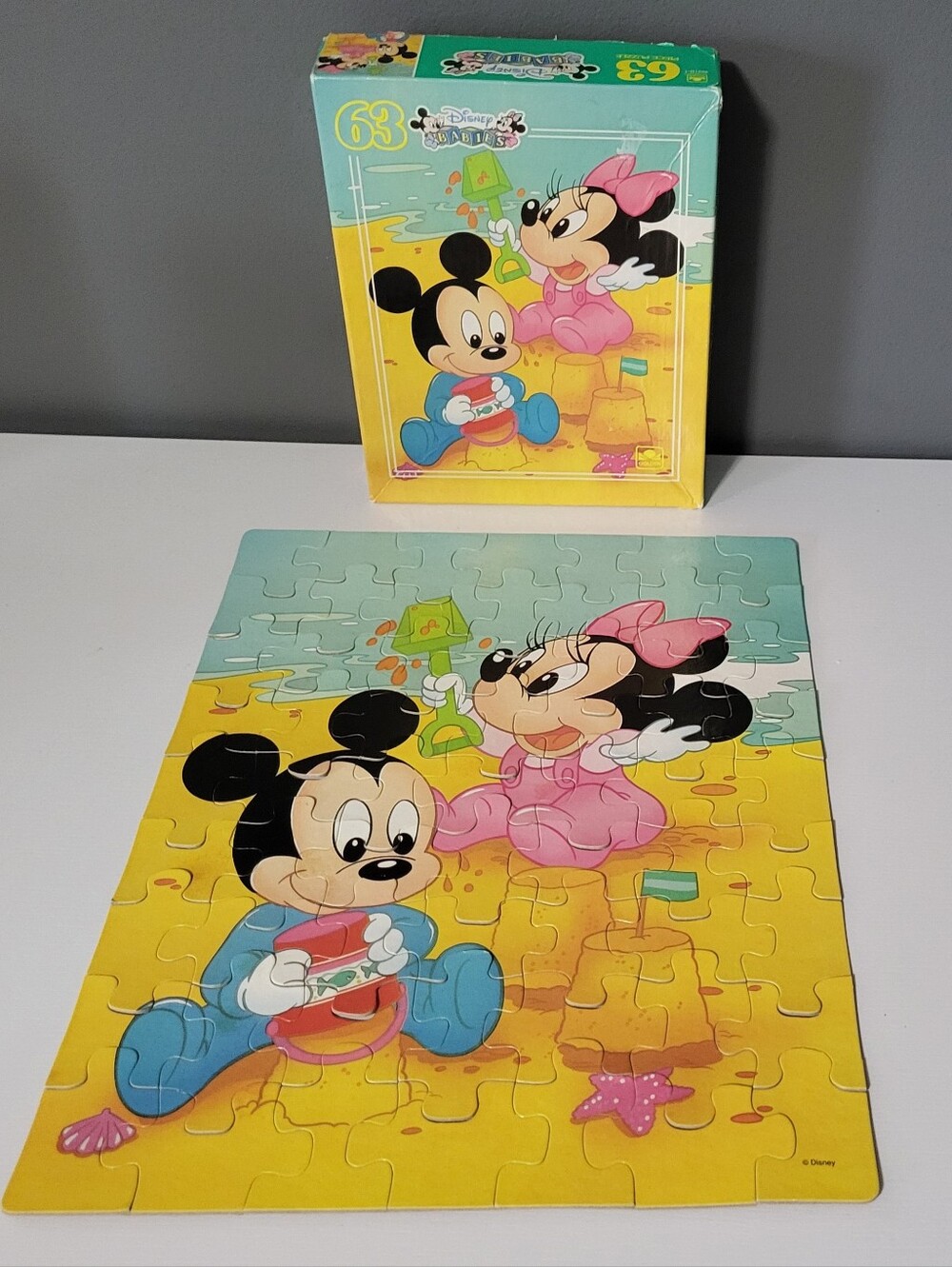 Vintage 1984 Disney Baby Puzzle